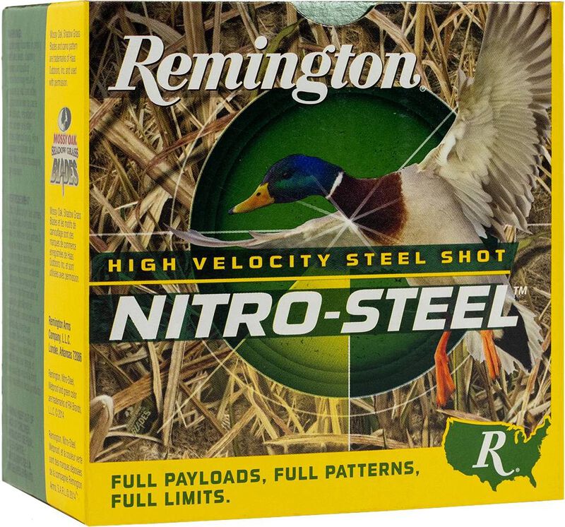 Nitro-Steel, 12 Gauge, 2 Shot, 3 in, 1 1/4 oz, 1450 fps